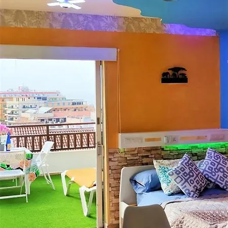 Puerto De La Cruz, Centrico Atico Con Piscina - Edificio Girasol アパート